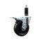 Service Caster 4'' SS Phenolic Swivel 1-1/8'' Expanding Stem Caster Total Lock Brake SCC-SSEXTTL20S414-PHS-118 - alternate 1
